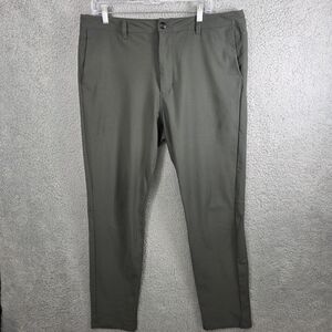 CUTS Clothing Men's Green Chino Pants Performance Office Size 36x34